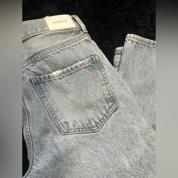 EXPRESS JEANS - Mom Jeans , Straight Leg Size 0 - Picture 7 of 9